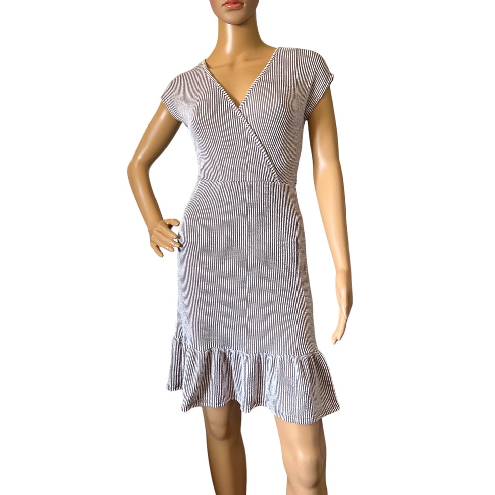 Caution To The Wind Dress Gray Sleeveless